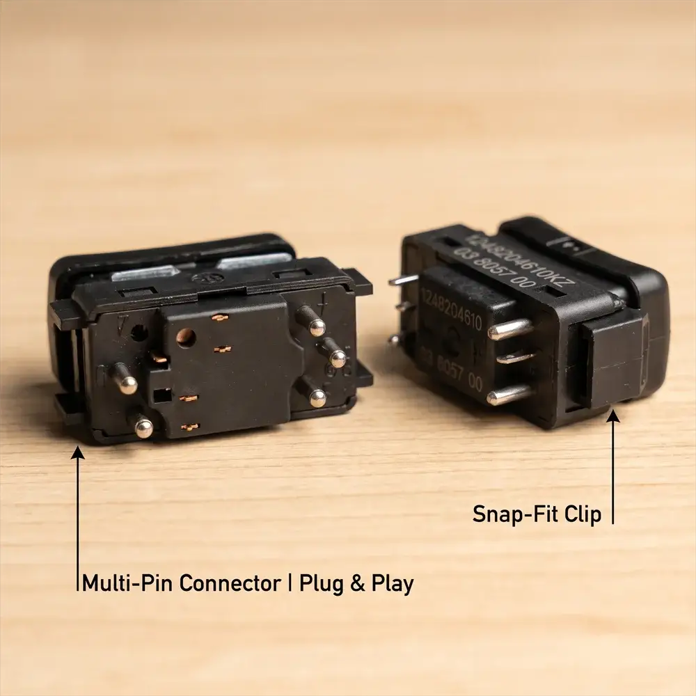 Power Window Switch Pair for Mercedes-Benz W124 S124 W126 W201 W463 by InterCyprus Trading Ltd