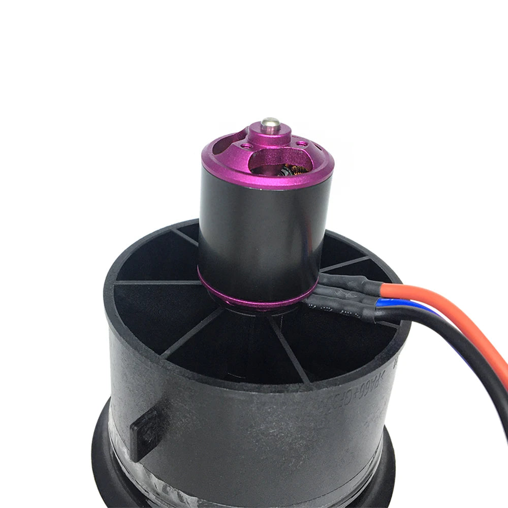 Hobbyocean 64mm EDF Plane with 11-Blade Ducted Fan and 50A ESC for RC Jets