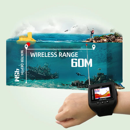 MEREDITH Smart Fish Finder - Portable, Wearable, and Comprehensive Fishing Gadget