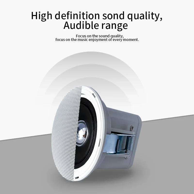 Wasserdichter 2-Zoll In-Deckenlautsprecher 8 Ohm 5W für Badezimmer-Hintergrundmusik