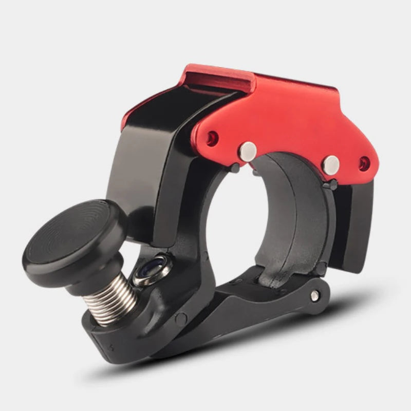 Compact Stainless Steel Bicycle Bell - 5 Vibrant Colours Available P1-Red