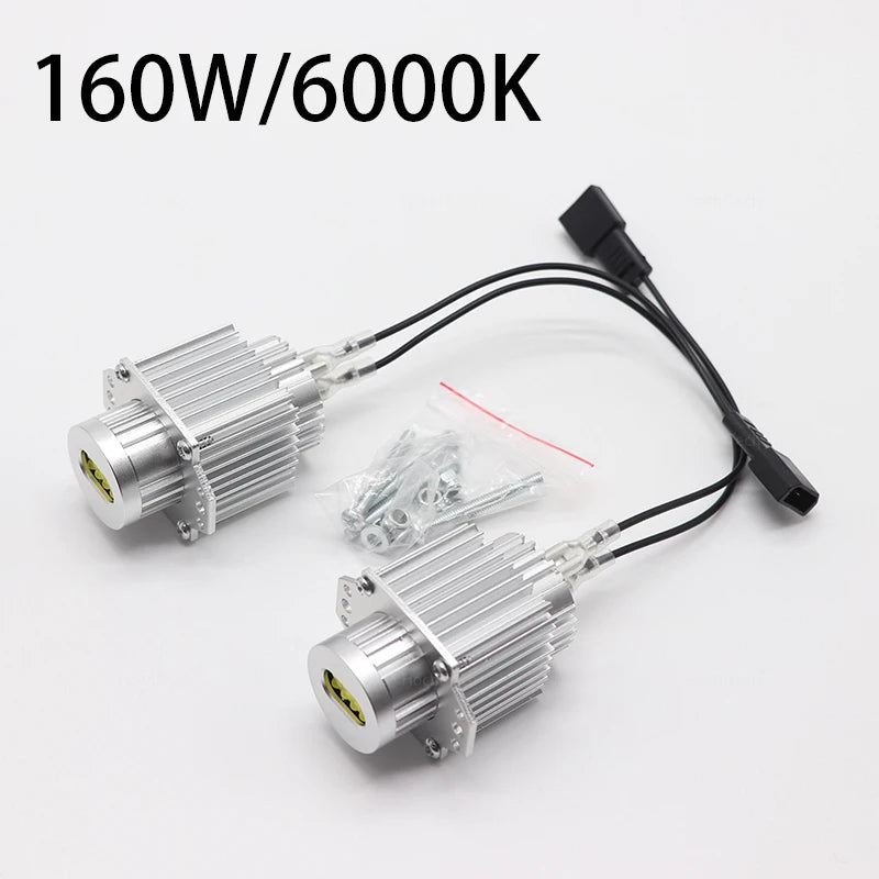 Marcadores LED Angel Eye super brillantes de aluminio para BMW E90 E91 Serie 3