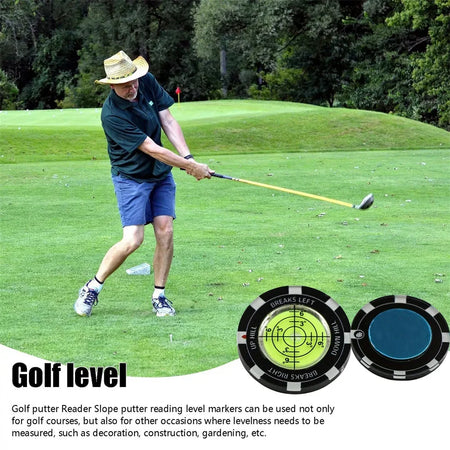 Golf Putt Ball Marker &ndash; High Precision Green Reading Aid