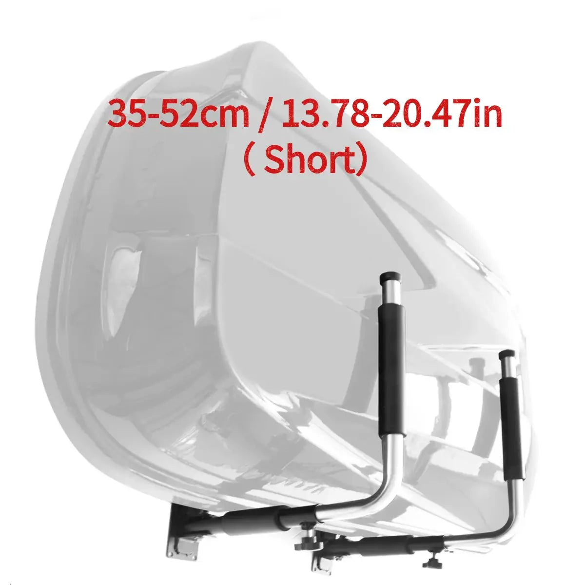 Wall Mount Storage Rack Pair &ndash; Foldable 50kg Load Capacity Short