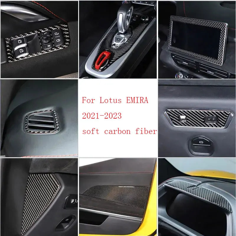 Lotus EMIRA 2021 a 2023 Tampa de Mudança de Velocidades em Fibra de Carbono