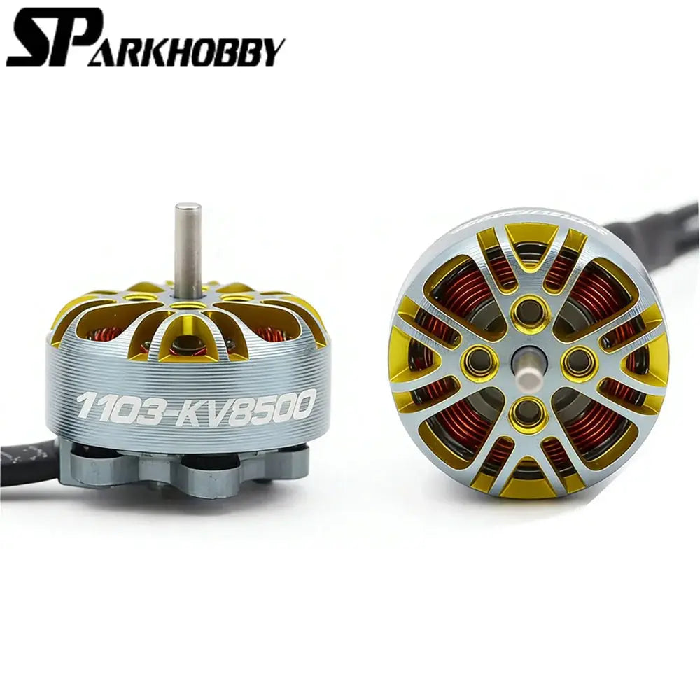 4pcs SPARKHOBBY XSPEED 1103 8500KV 2-3S Brushless Motor 9N12P for Tinywhoop Drone 65mm Prop by InterCyprus Trading Ltd