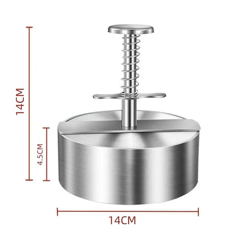 Hamburger Meat Press Patty Maker &ndash; Adjustable Thickness for Perfect Patties Diameter 14 CM