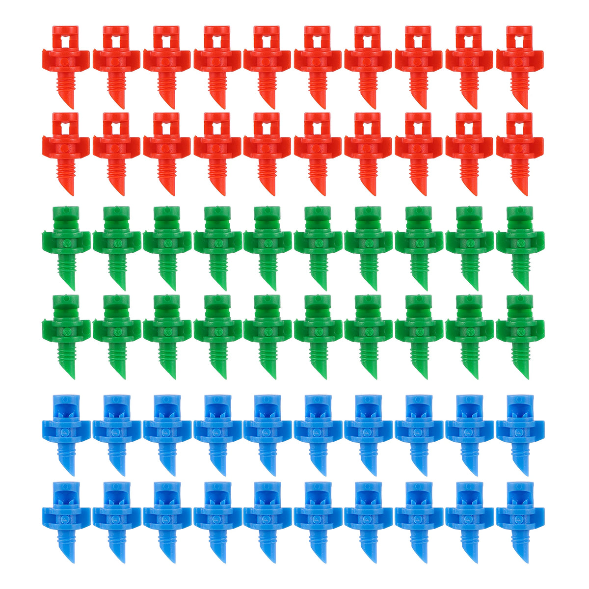 Versatile Micro Refraction Nozzle Sprinkler - 20/50/100Pc Set for Efficient Garden Irrigation