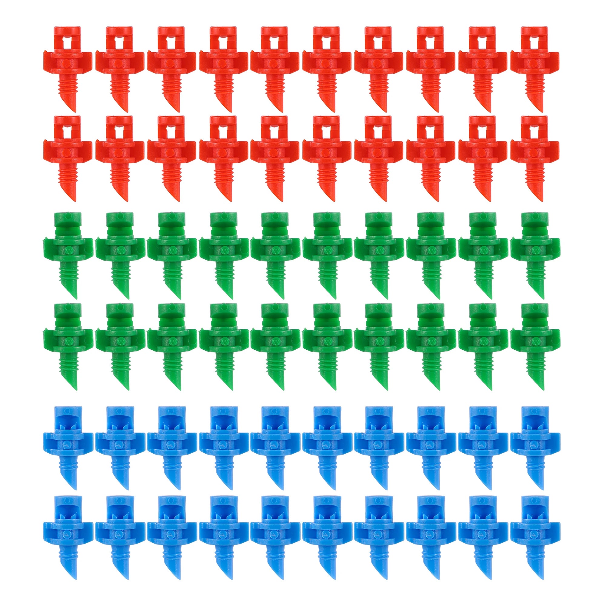 Versatile Micro Refraction Nozzle Sprinkler - 20/50/100Pc Set for Efficient Garden Irrigation