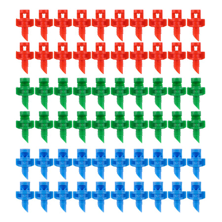 Versatile Micro Refraction Nozzle Sprinkler - 20/50/100Pc Set for Efficient Garden Irrigation