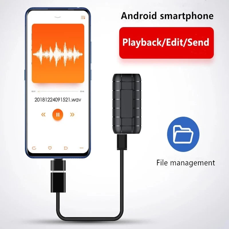 Mini Voice Activated Recorder L4 - 500 Hour Recording