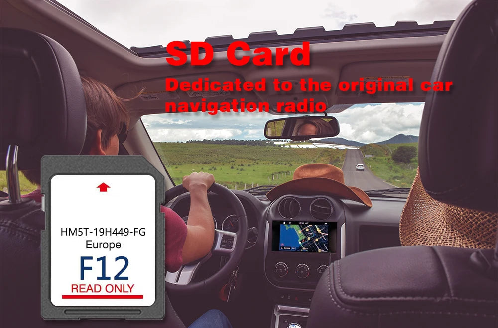 NAVINESA Ford Edge SYNC2 64GB Map Card &ndash; Full Europe