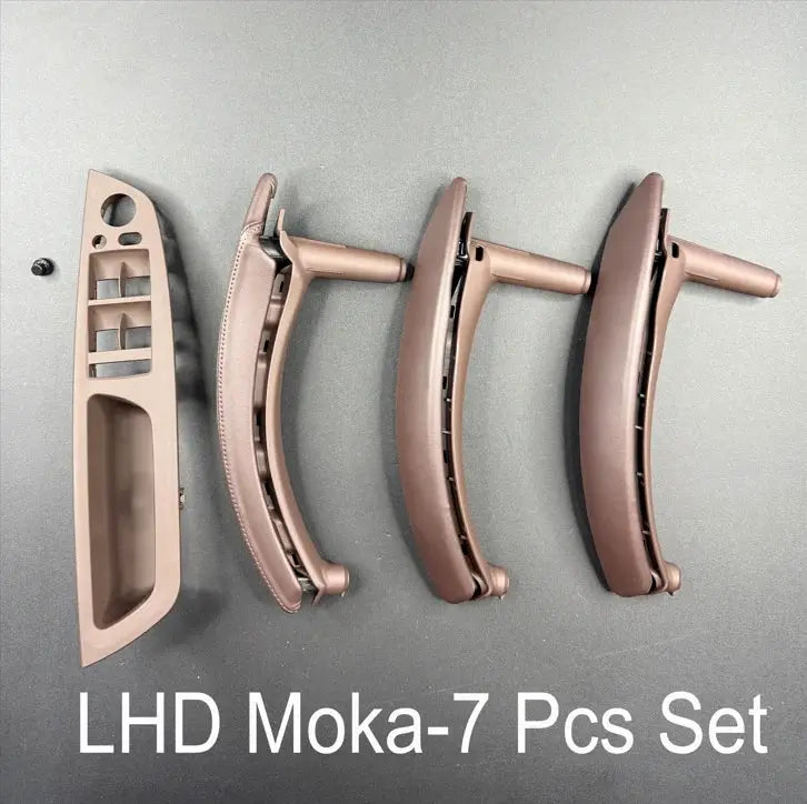 E70 E71 LHD RHD Upgraded Interior Door Handle with Leather Cover Assembly Full Set For BMW X5 X6 E70 E71 E72 2007-2014 by InterCyprus Trading Ltd