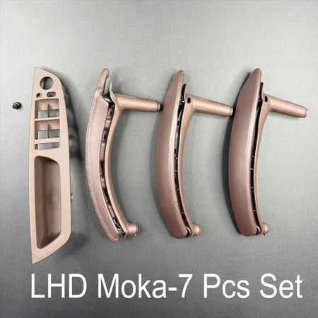E70 E71 LHD RHD Upgraded Full Set Interior Door Handle with Leather Cover Assembly For BMW X5 X6 E70 E71 E72 2007-2014 by InterCyprus Trading Ltd