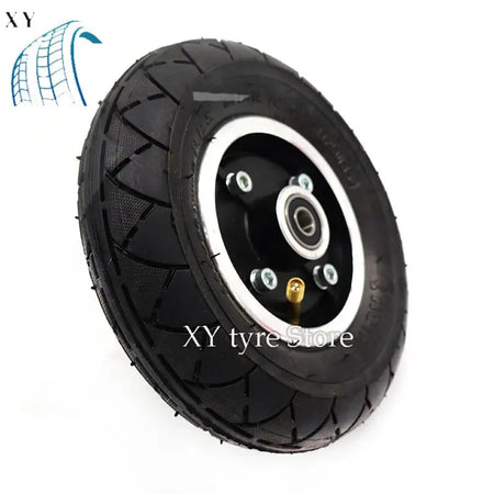 NoEnName_Null 8 Inch Electric Scooter Wheel with Pneumatic Tire &amp; Alloy Rim 1 pcs