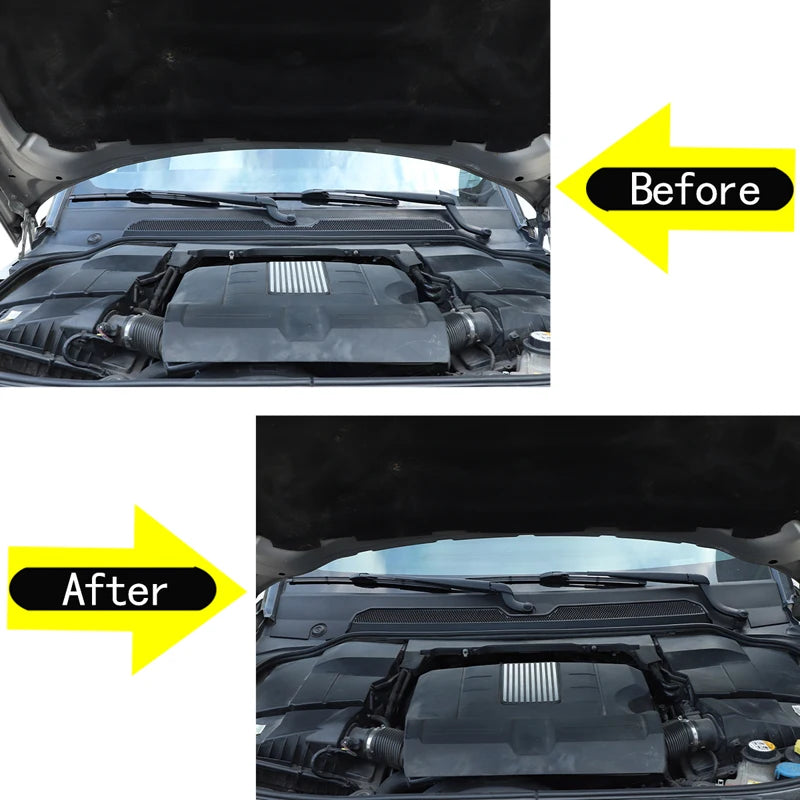 Pannello bordo parabrezza nero per Land Rover Discovery 3 4