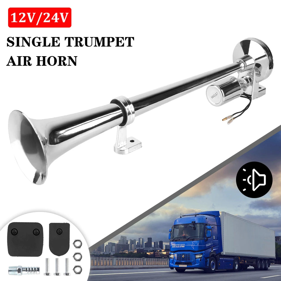 Kit di Clacson per Veicoli Super Forte per Auto, Barche, Camion Impermeabile 12V 24V