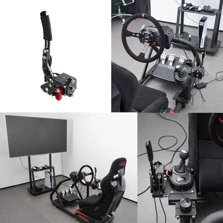USB Handbrake PS4/PS5 Support Logitech G29 or T300, XBOX1 XSS XSX for G920, PC SIM Racing Horizon Games Hand Brake System by InterCyprus Trading Ltd