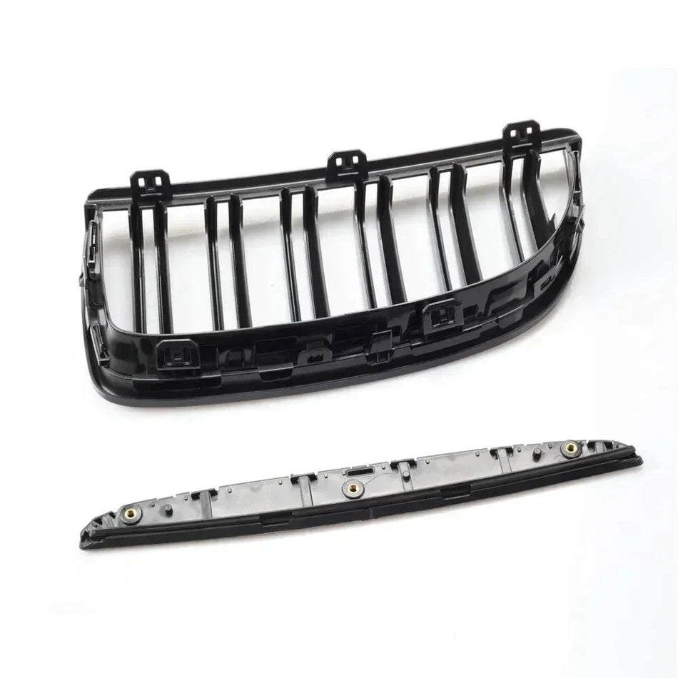 BMW E90 E91 Esimene Neeruvõre Kahekordne Riba Läikiv Must ABS