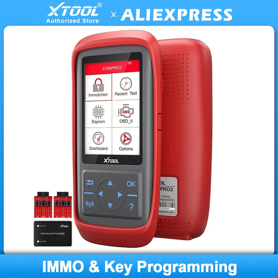 Schlüsselprogrammierer mit EEPROM-Adapter für XTOOL X100Pro2 Automobil OBD-Scanner