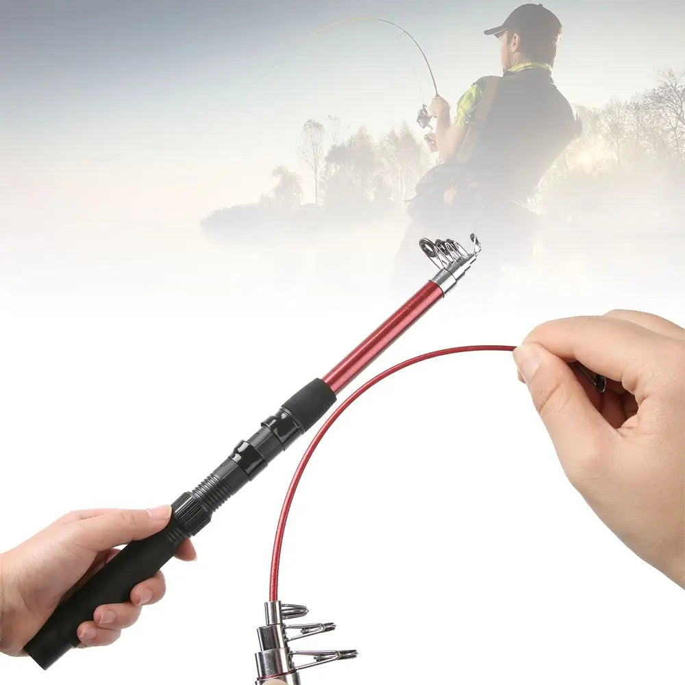 Telescopic Fishing Rod - 1.8M to 3M Durable Fiberglass Sea Rods