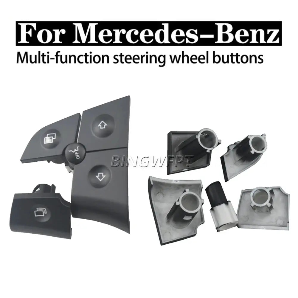 Car Multi-function Steering Wheel Switch Button Cover For Mercedes Benz W164 W245 W251 ML GL 300 350 400 450 2006-2009 by InterCyprus Trading Ltd