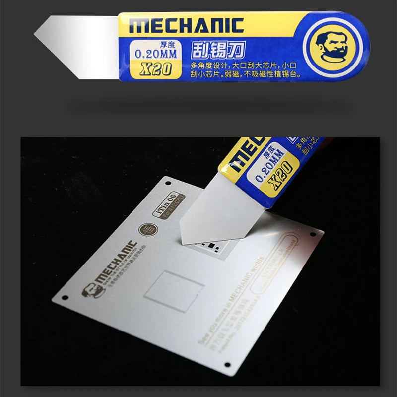 MECHANIC X20/X22 Tin Scraper &ndash; High Toughness Precision for Mobile Phone Repair