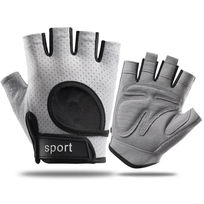 Fingerless Sports Training Gloves for Men &amp; Women - Anti-slip Cycling &amp; Gym Accessory