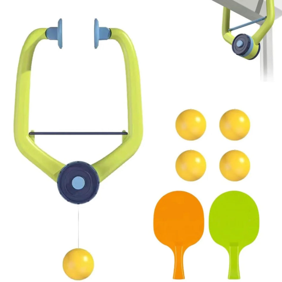 Nastavljiv set za trening namiznega tenisa z loparjem in žogicami