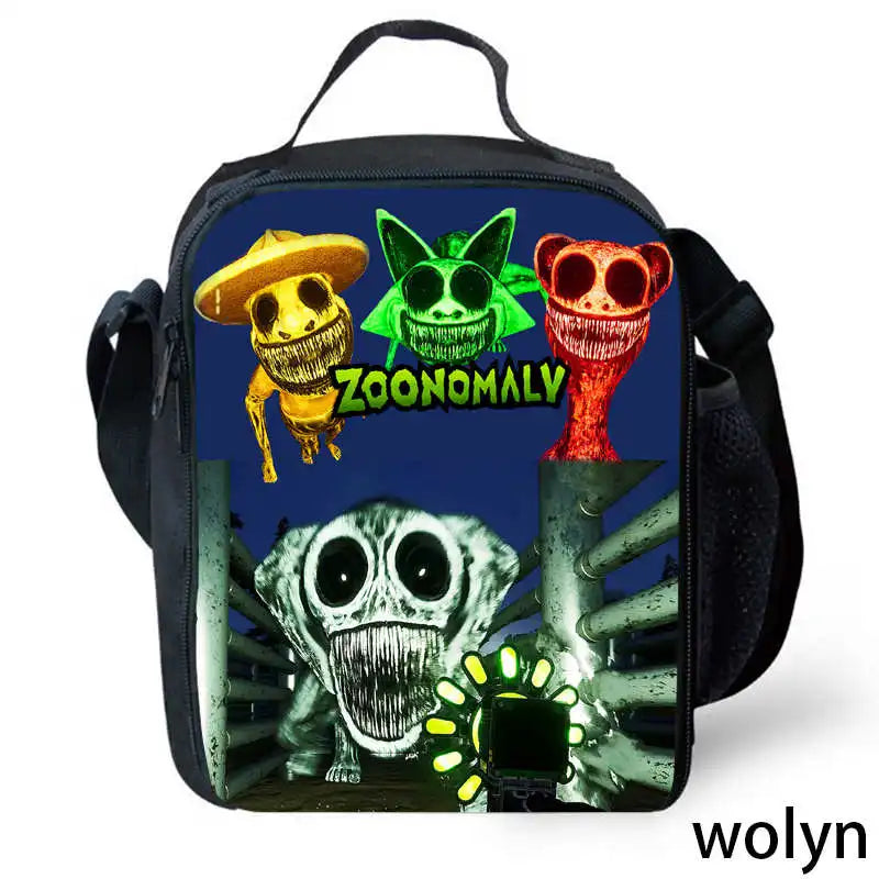 The Zoonomaly Childre Lunch Bags ,Cartoon School Bags for Girl Boys ,Child Picnic Bags for Food and Juice,Kids School Cooler Bag Color003 / CHINA