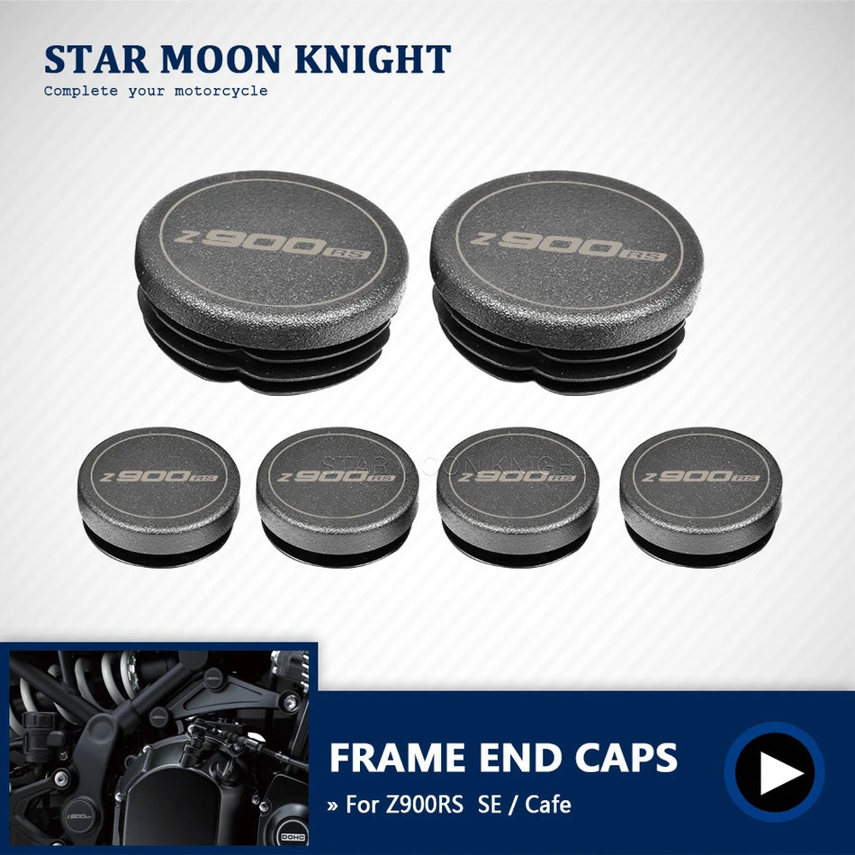 Kryty otvorů rámu Kawasaki Z900RS, dekorativní sada krytů rámu pro Cafe 2017-2019 a SE 2022