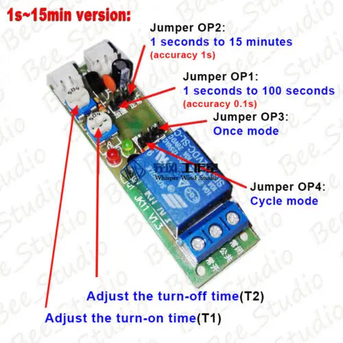 DC Timer Relay Switch &ndash; Precise Cycle Delay Control