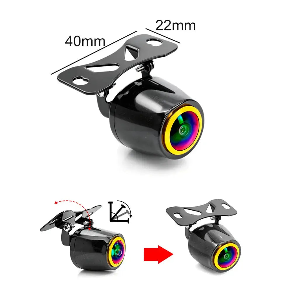 SMARTOUR AHD 1080P Starlight Night Vision Car Reverse Camera 180° Fisheye Waterproof CVBS RCA Rear View Backup Camera by InterCyprus Trading Ltd