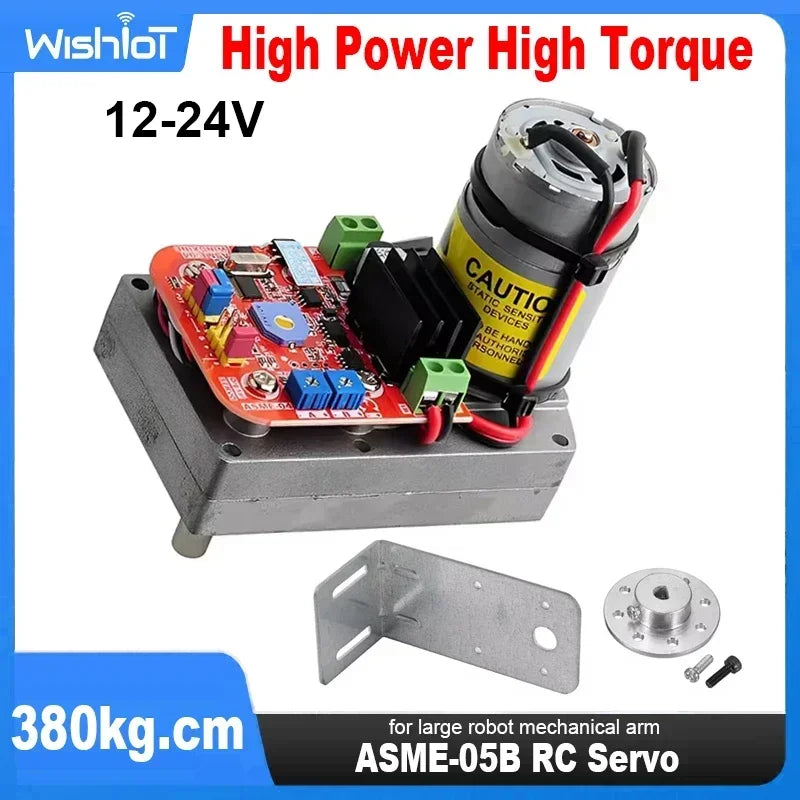Hochdrehmoment-Servomotor 380Kg.cm DC 12-24V für RC-Roboter-Manipulator