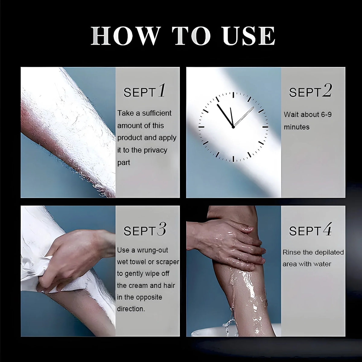 Water Ice Levin Hair Removal Cream &ndash; Painless and Refreshing Formula