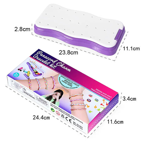 Girls Hand Rope Knitter Set - Sensory Bracelet Making