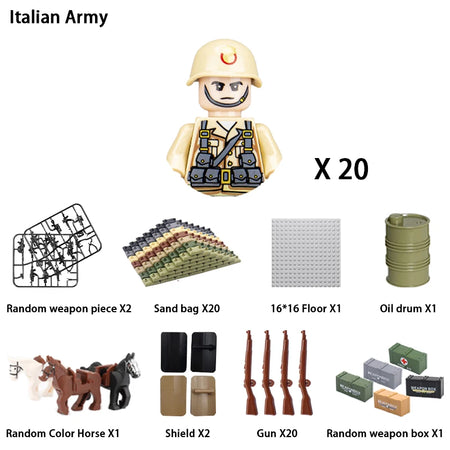 Military Building Blocks &ndash; Compatible With Lego Bricks 4YJA-2 / S / CHINA
