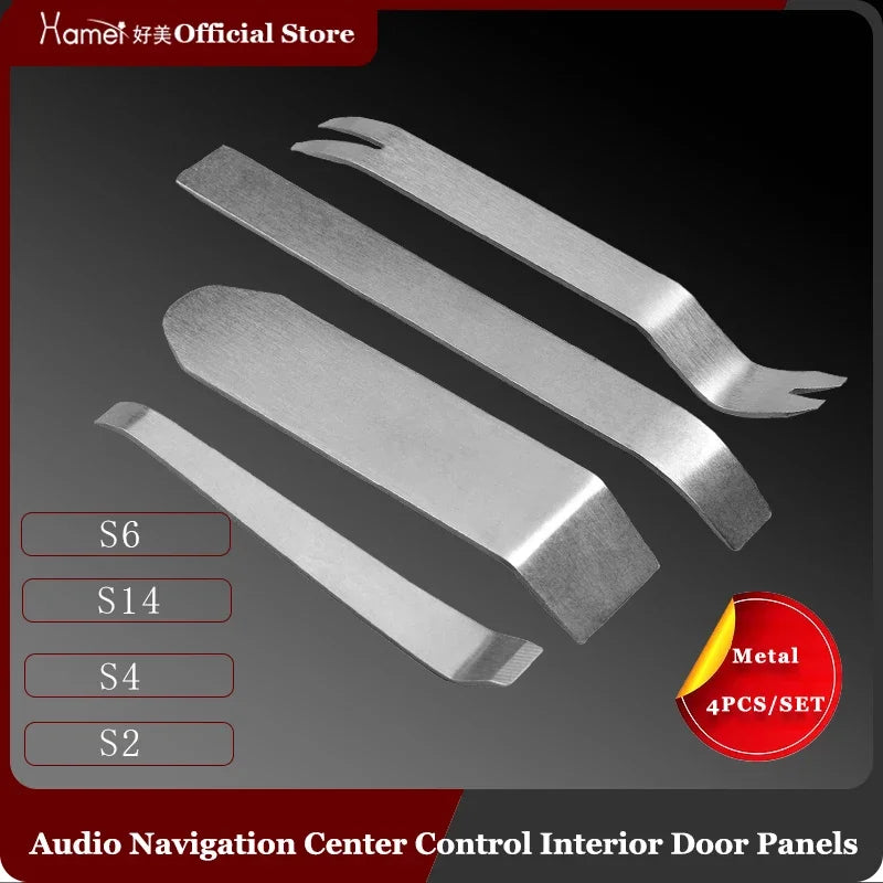 High-Quality Hamei Car Door Panel Pry Tool Set - 4-Piece Interior Trim &amp; Audio Removal Kit