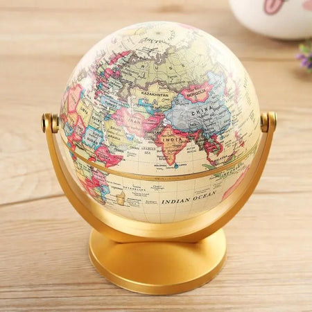 Retro Globe 360 Rotating Earth Ball &ndash; Educational Globe