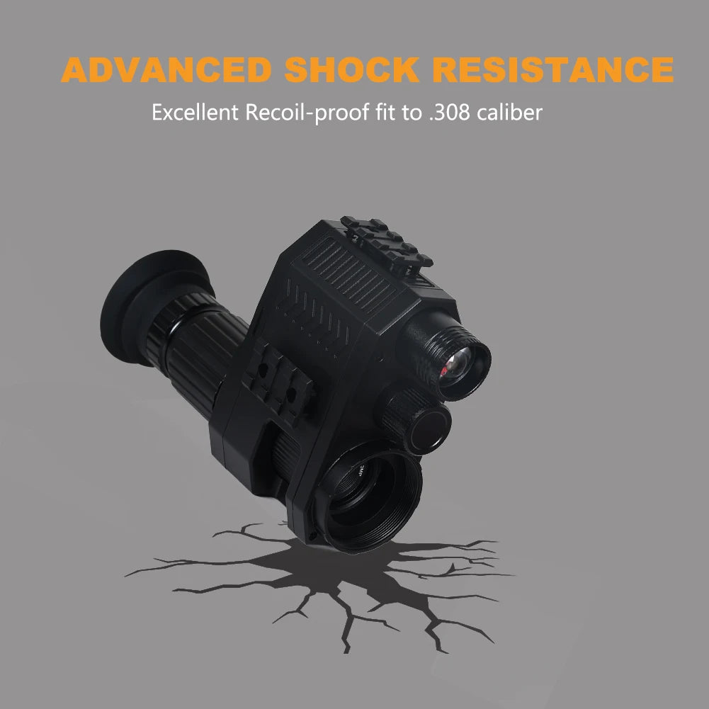 Megaorei Digital Night Vision Scope Monocular 200-400M Travel Infrared Camera Support Photo Video Recording Multiple Language