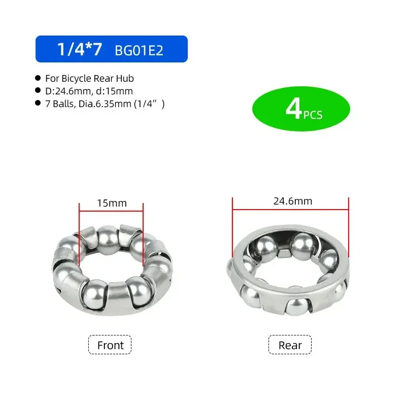 DEEMOUNT 4pcs Ball Retainers &ndash; Durable Heat Treated Carbon Steel BG01E2 4pcs / CHINA