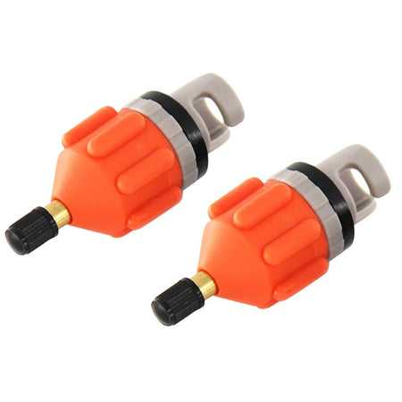 1PC Hot Boat Air Valve Adaptor Nylon Kayak Inflatable Pump Adapter for SUP Board Durable Air Valve Adaptor Wear-resistant Rowing orange-2pc