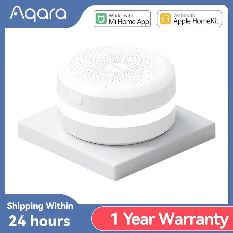 Smart Hub Gateway For Aqara M1S With ZigBee 3.0, Built-In Night Light And Alarm by InterCyprus Trading Ltd