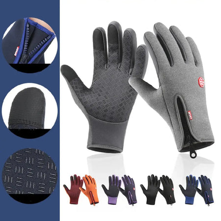 Touchscreen Winter Gloves &ndash; Waterproof and Windproof Design Gray / XL