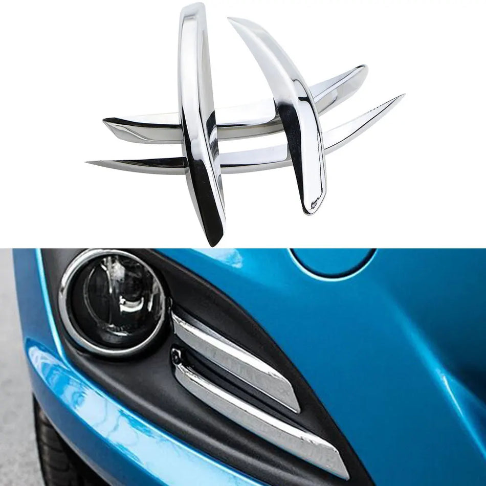 Ford Nova Fiesta MK7 Prednja Maglenka Trim Okvir, ABS Srebrna