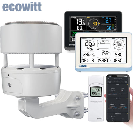 Ecowitt Essense3 Wireless Weather Station with 7.5'' Display - Complete Weather Monitoring System