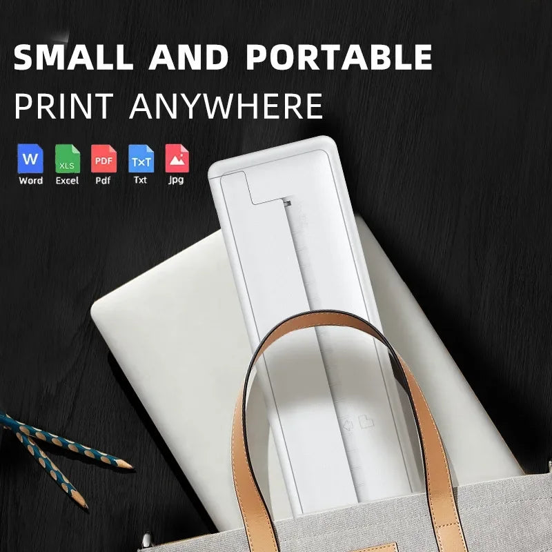 InterCyprus A4 Portable Thermal Printer &ndash; Wireless Inkless