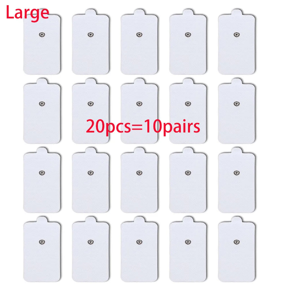 Physiotherapy Tens Electrode Pads &ndash; Conductive Gel Therapy 20pcs L pads