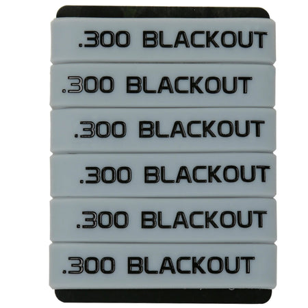 6 Pack Magazine Marking Band 5.56 NATO &ndash; Multi Color Rubber Bands .300 Black2 6Pcs