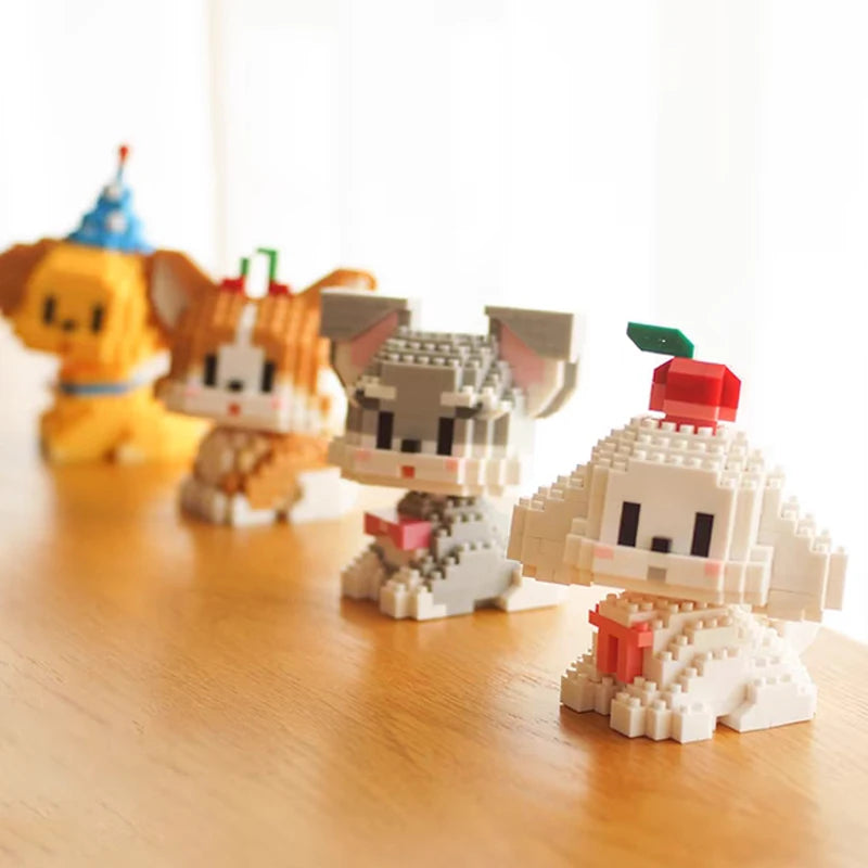 Cute Dog Building Blocks Set &ndash; Ideal Table Decor Gift